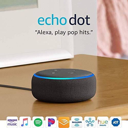 Echo Dot (3rd Gen, 2018 Release) - Smart Speaker with Alexa - Charcoal