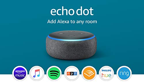 Echo Dot (3rd Gen, 2018 Release) - Smart Speaker with Alexa - Charcoal