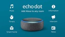 Echo Dot (3rd Gen, 2018 Release) - Smart Speaker with Alexa - Charcoal