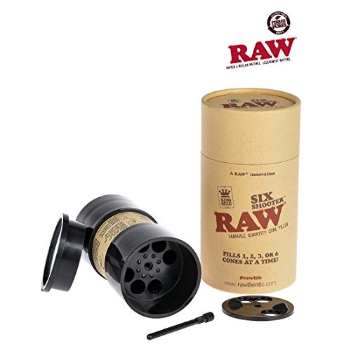 RAW 18319 Six Shooter Filler for King Size Cones, Plastic