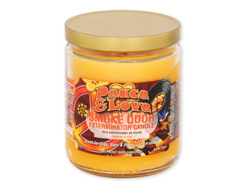 Smoke Odor Exterminator 13 Oz Jar Candles Peace Love