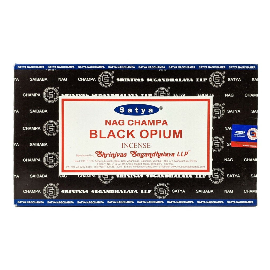 Nag Champa Sayta Black Opium Incense Sticks