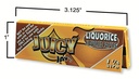 Juicy Jay's Flavored Hemp Rolling Papers - Liquorice Flavor - 1 1/4 79mm Size (24 Pack Display Box)