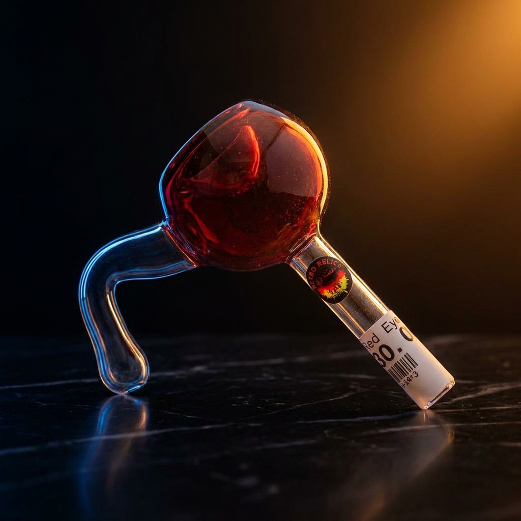 Red Eye Glass Jumbo Bubble Bowl-9mm Slider
