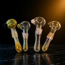 Shine Glassworks- 4" Fumed Stringbean Pipe