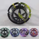 Ash Tray-Glass With Silicone Shell