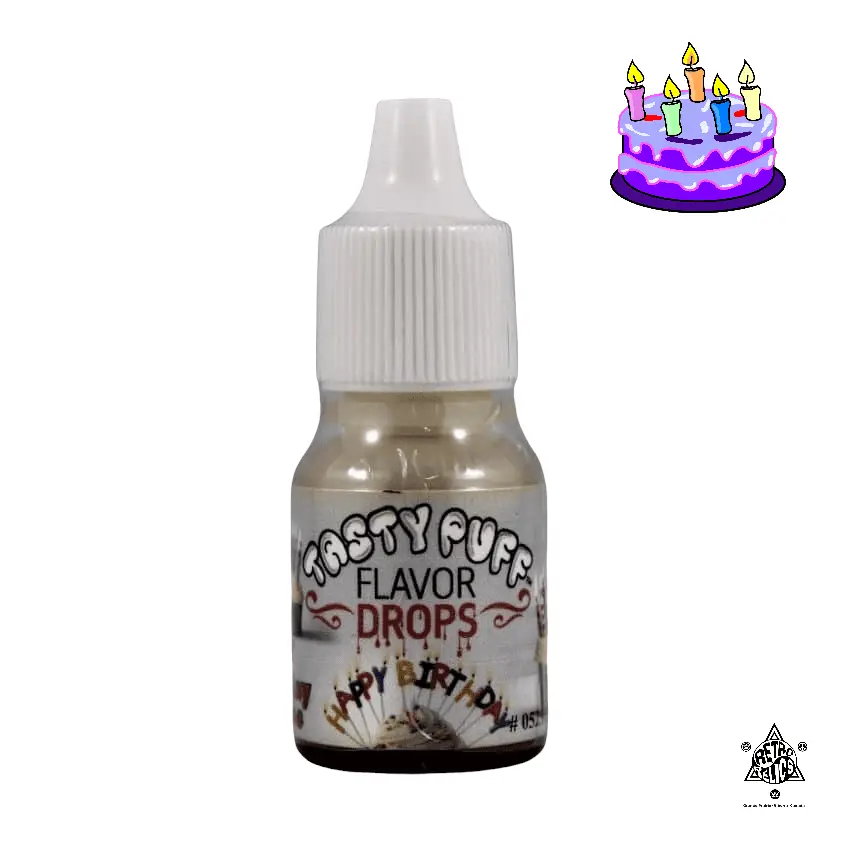 Tasty Puff-Bangin' Birthday Cake