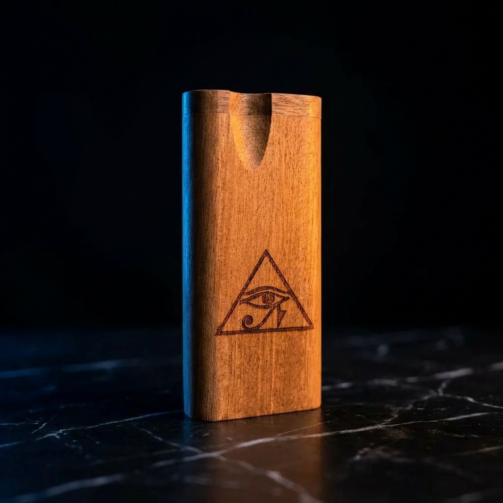 Wood Dugout-Eye Of Horus