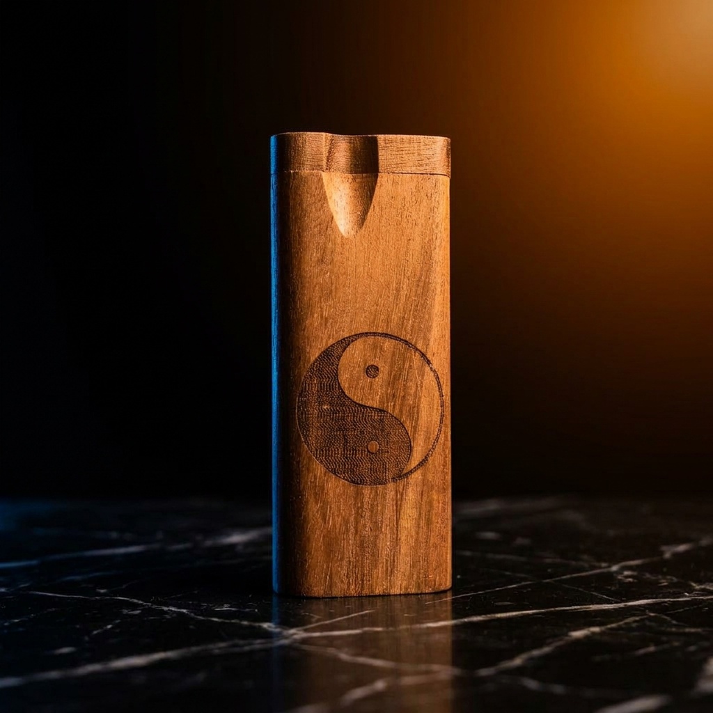 Wood Dugout-Yin Yang