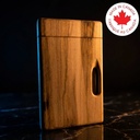 Natural Edge Dugout- Splatted Maple Port Hole