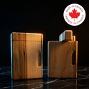 Natural Edge Dugout-Splatted Maple With Porthole