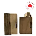 Natural Edge Dugout-Splatted Maple With Porthole