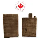 Natural Edge Dugout-Curly Maple