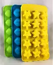 Silicone Ice Cube Trays Set Of Three