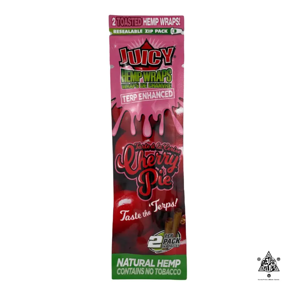 Juicy Terp Enhanced Hemp Wrap-Cherry Pie