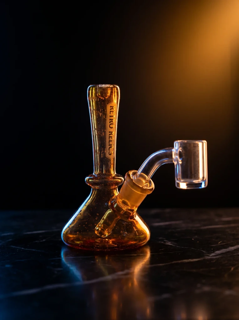 Pulsar 4" Fumed Mini Bong & Rig