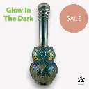 Retro Glass- Metallic Glow Owl
