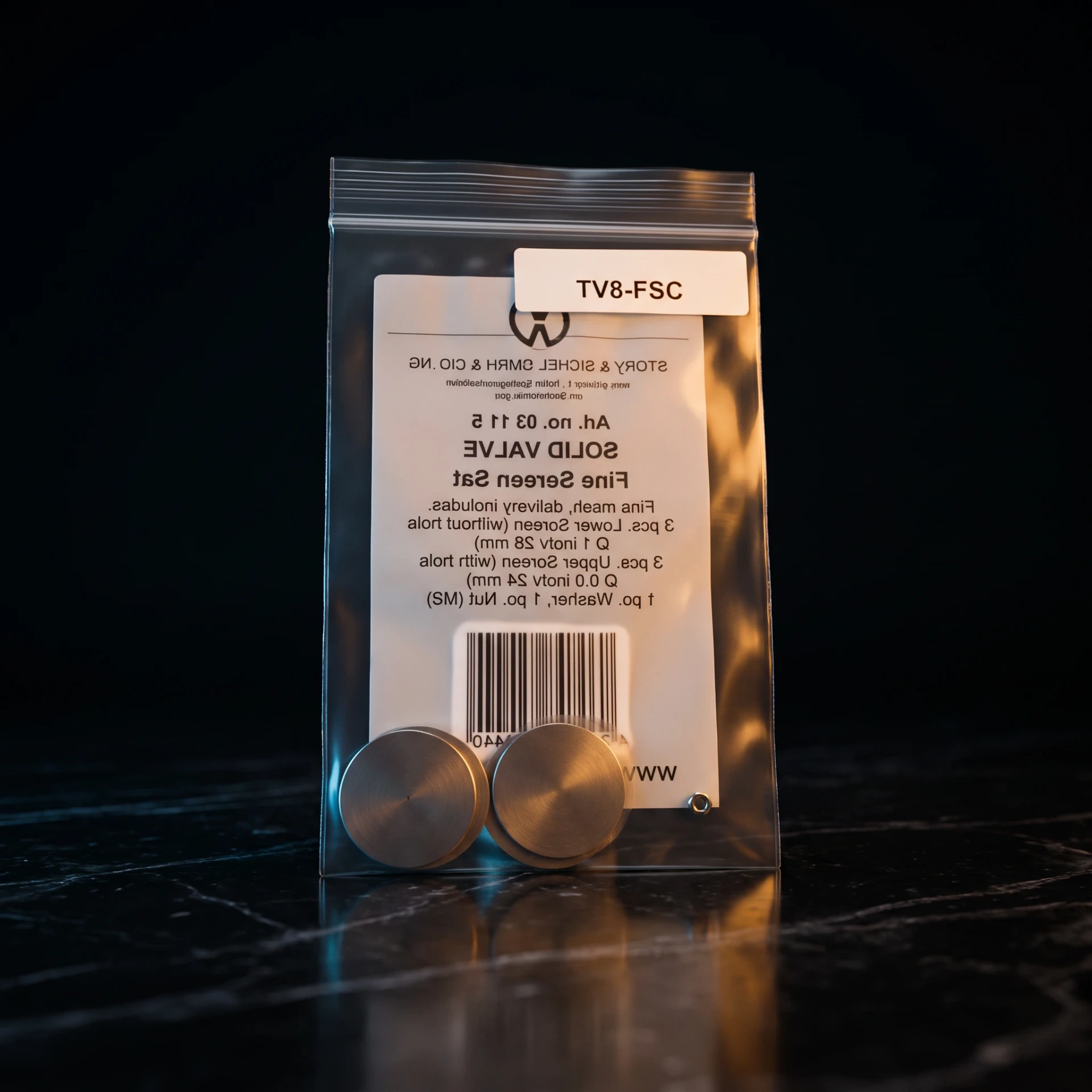 Volcano Solid Valve-Fine Screen Set