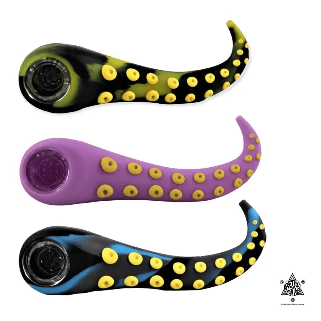 Silicone Hand Pipe-Tentacle