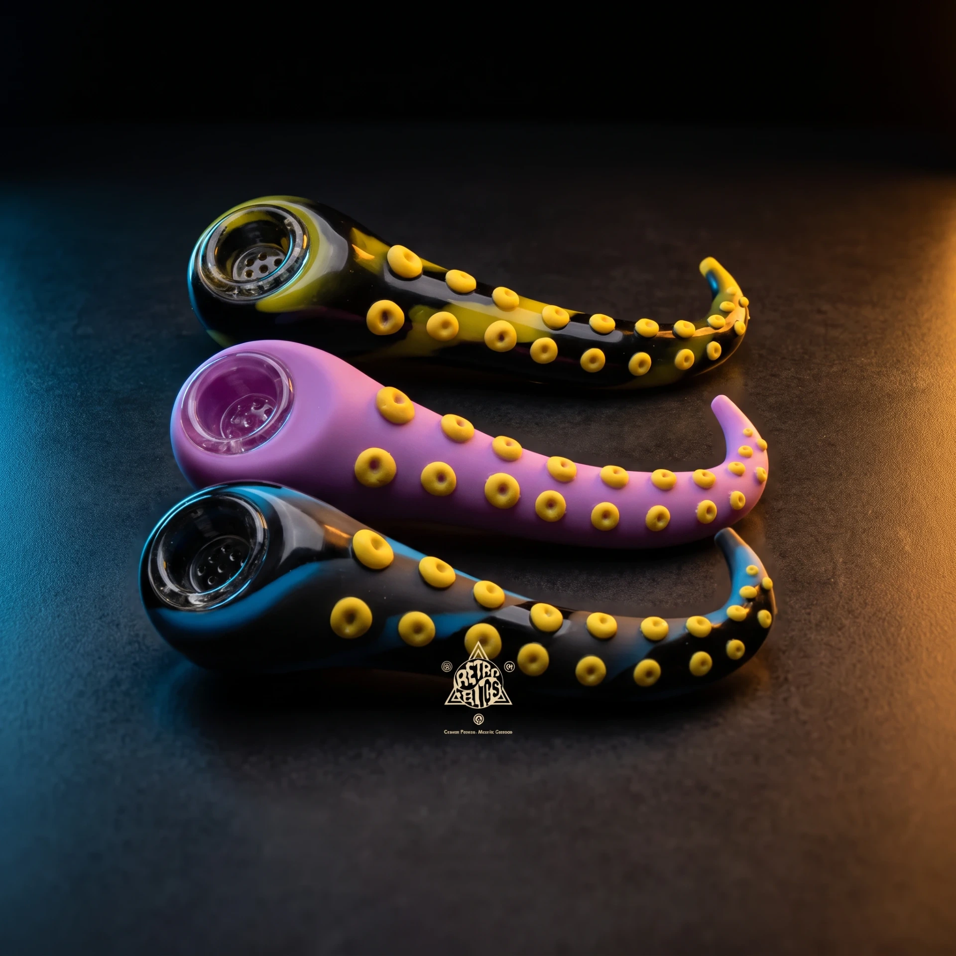 Silicone Hand Pipe-Tentacle
