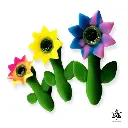 Lit Flower Power Silicone Hand Pipe