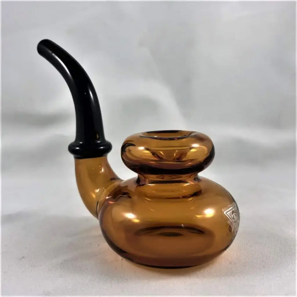 Red Eye Glass Billiard Hand Pipe