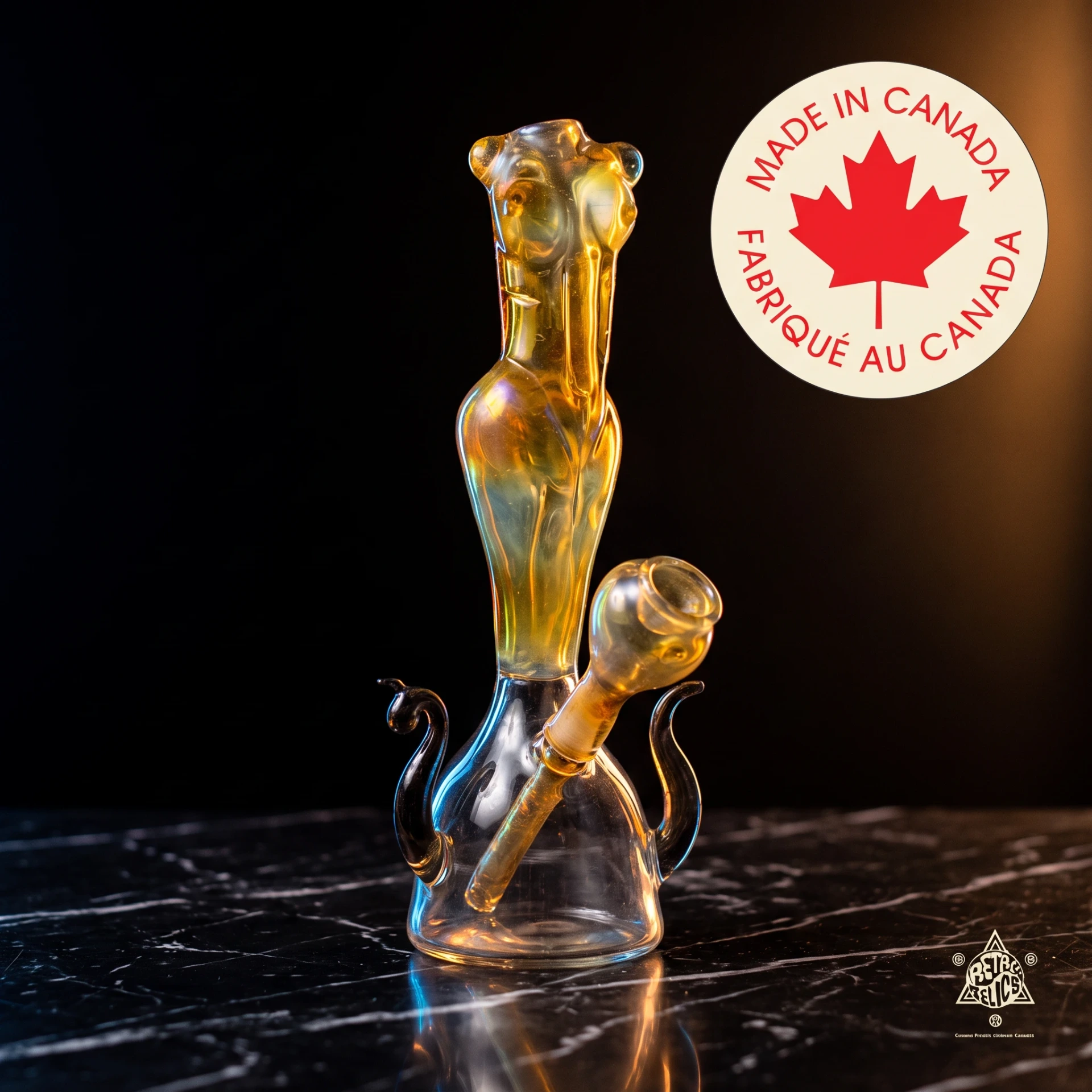 Leash Fumed Lady Concentrate Rig