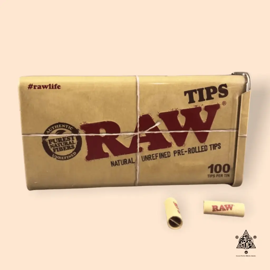 Raw Pre Rolled Tips-Tin of 100