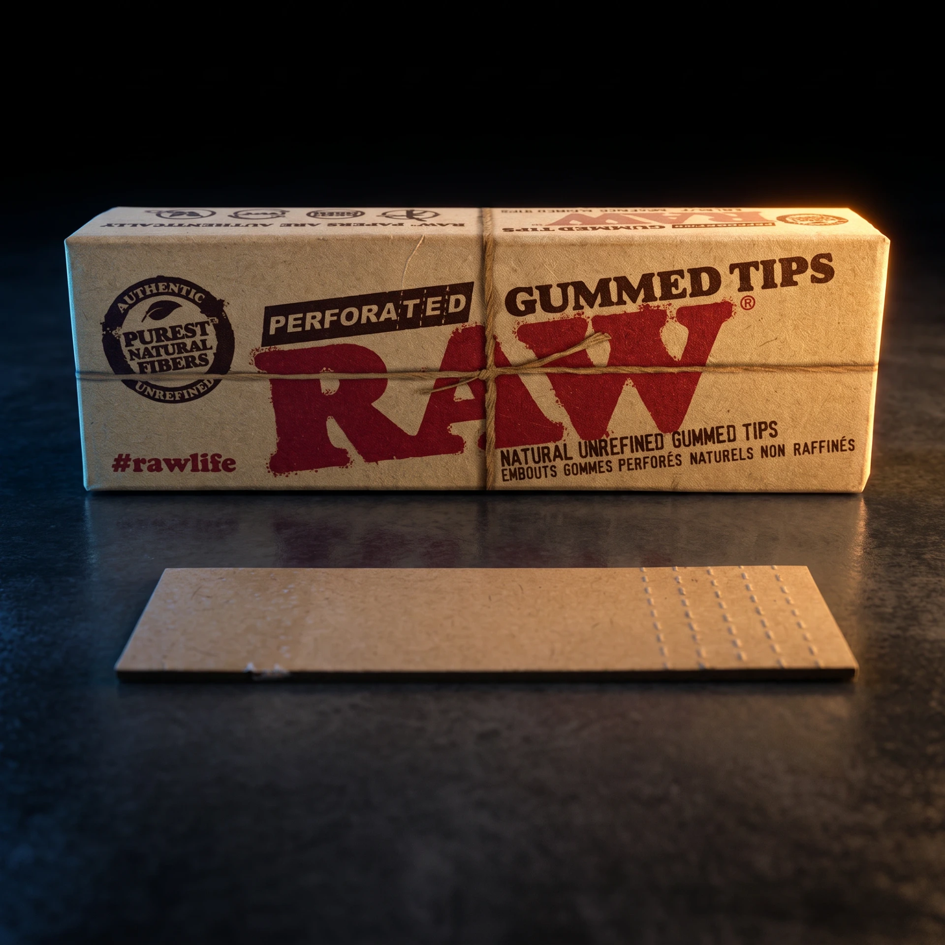 Raw Perforated  Gummed Tips