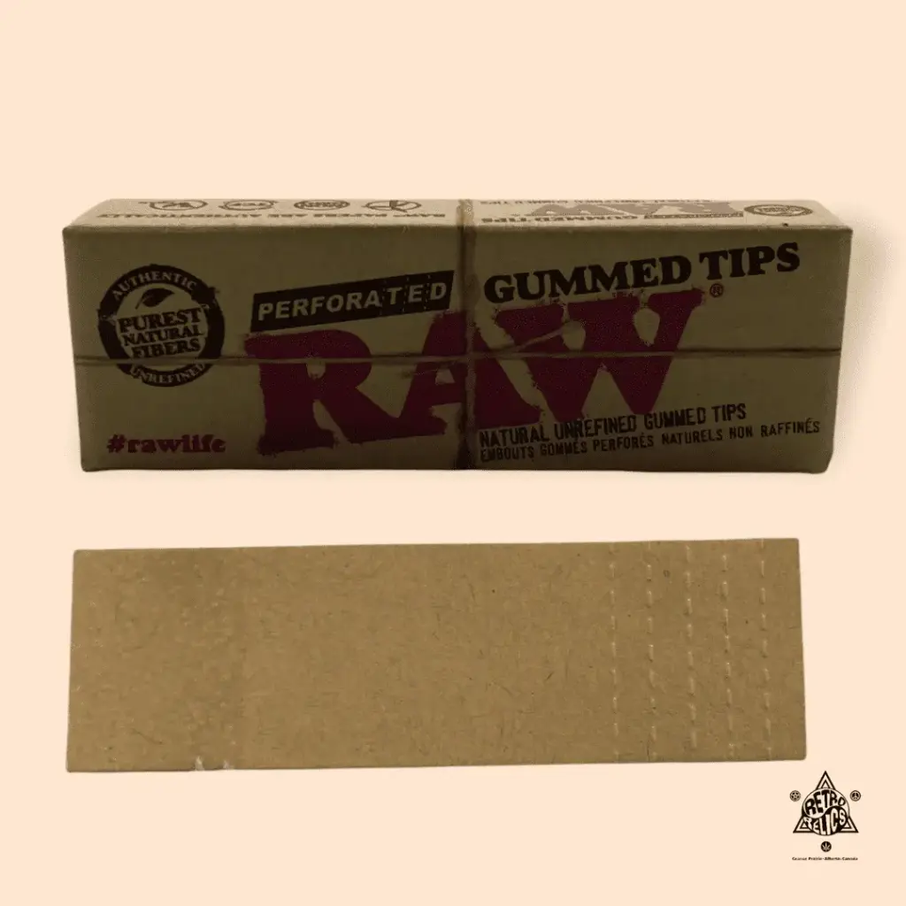 Raw Perforated  Gummed Tips