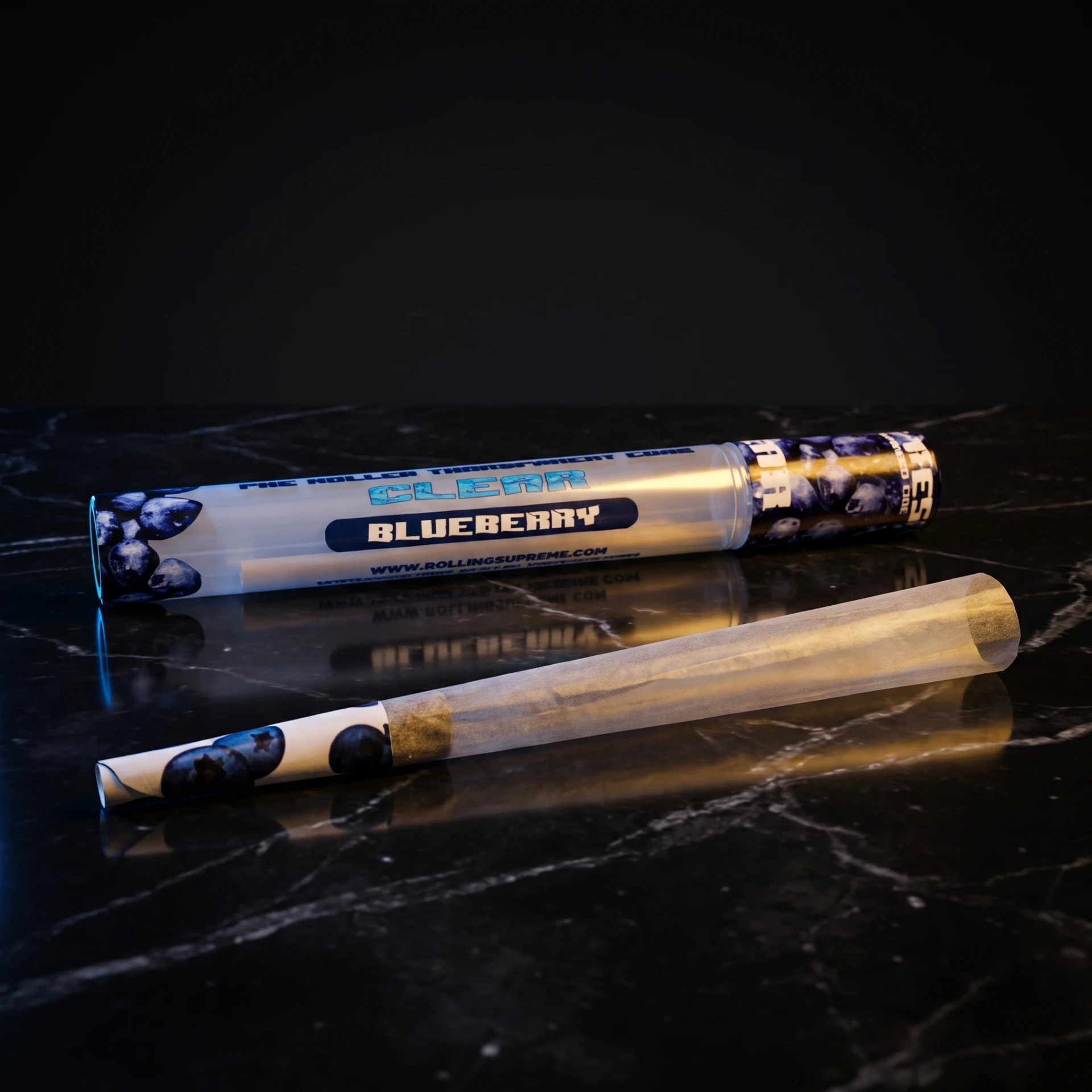 Cyclones Clear Cones -Blueberry