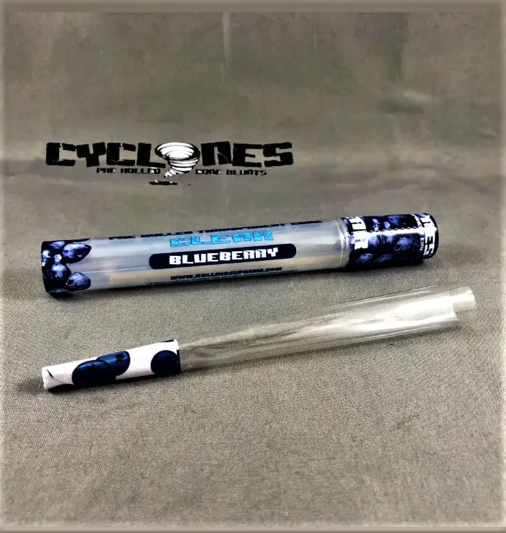 Cyclones Clear Cones King Size -Blueberry