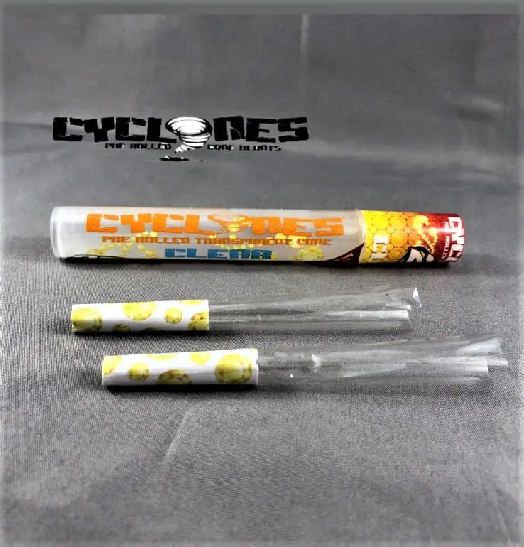 Cyclones Clear Cones 1¼" -Pimperschaps