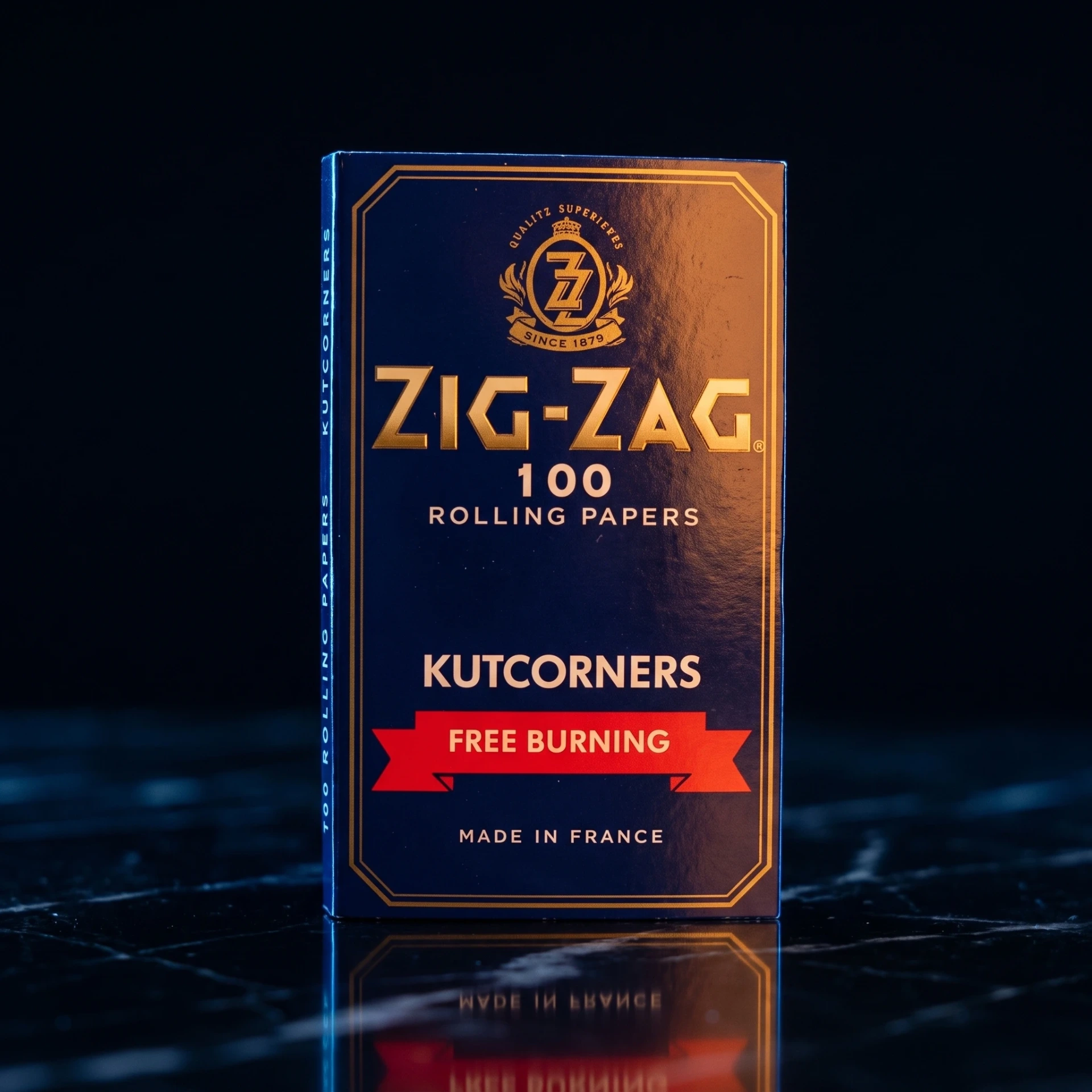 Zig-Zag Kutcorners Single Wide -Blue