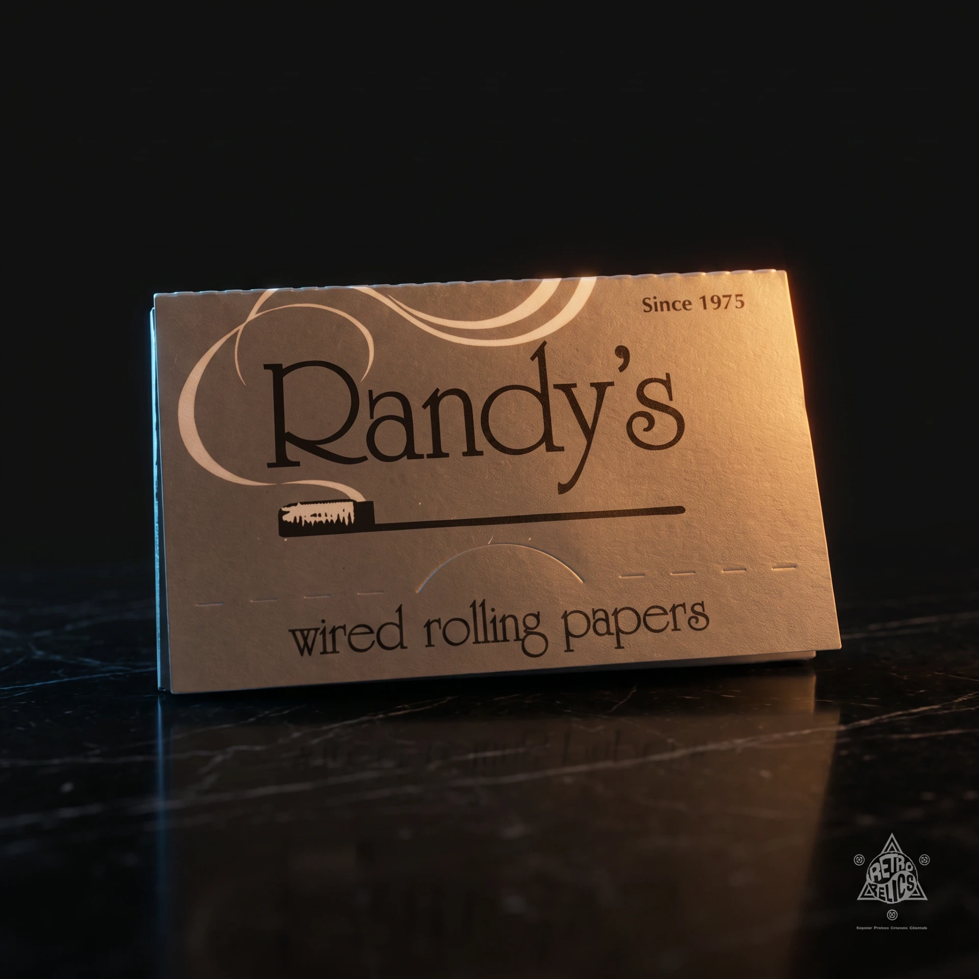 Randy's Silver Wired Rolling Papers 1 ¼ "