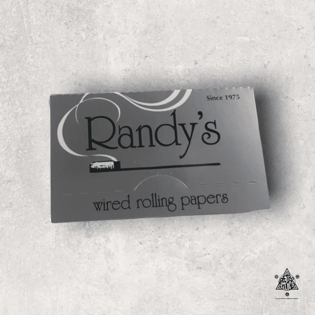 Randy's Silver Wired Rolling Papers 1 ¼ "