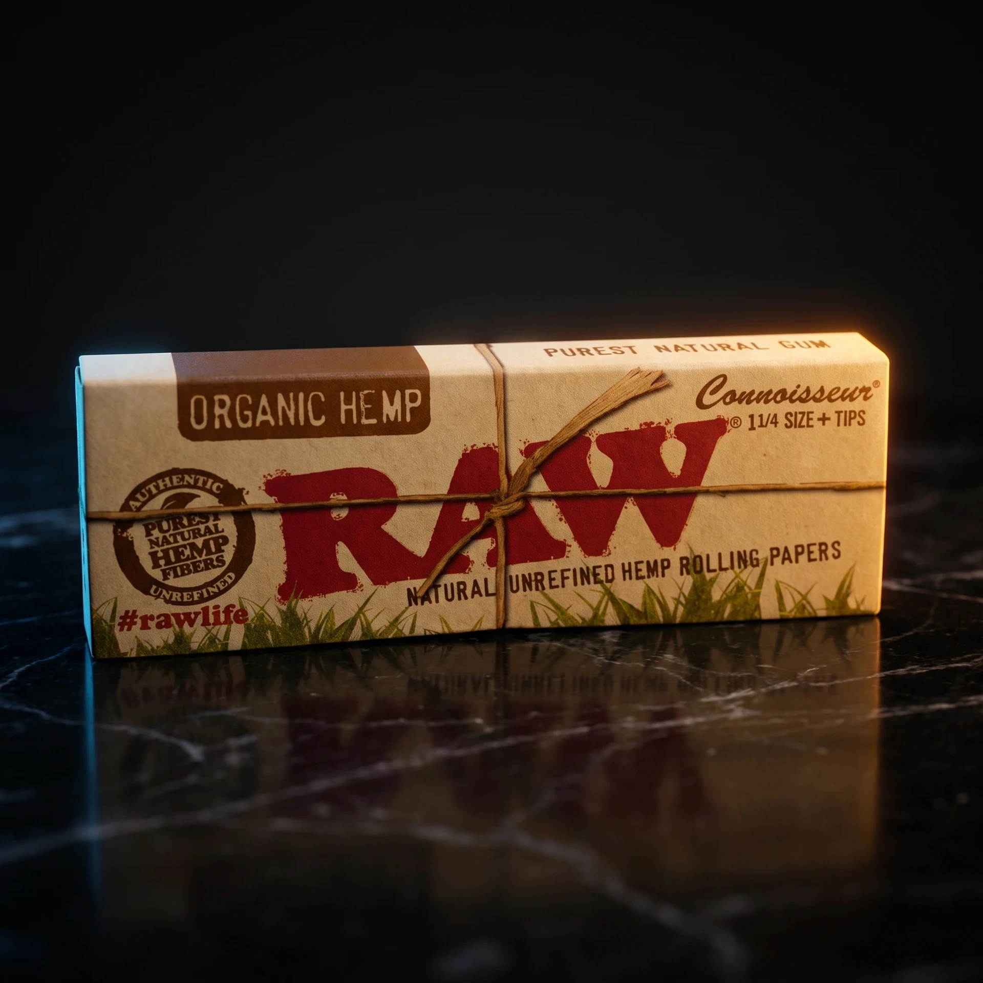 Raw Organic  1 ¼ " Connoisseur Pack