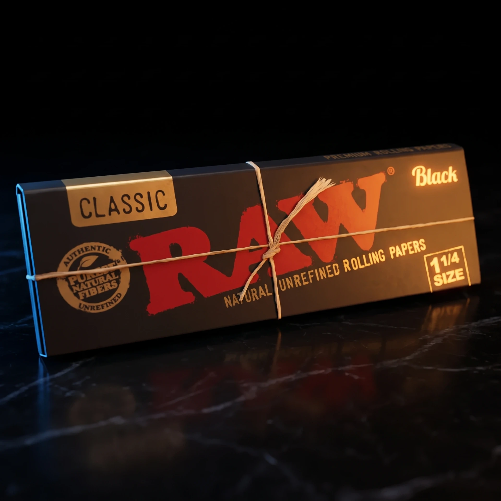 Raw Black - 1 ¼"
