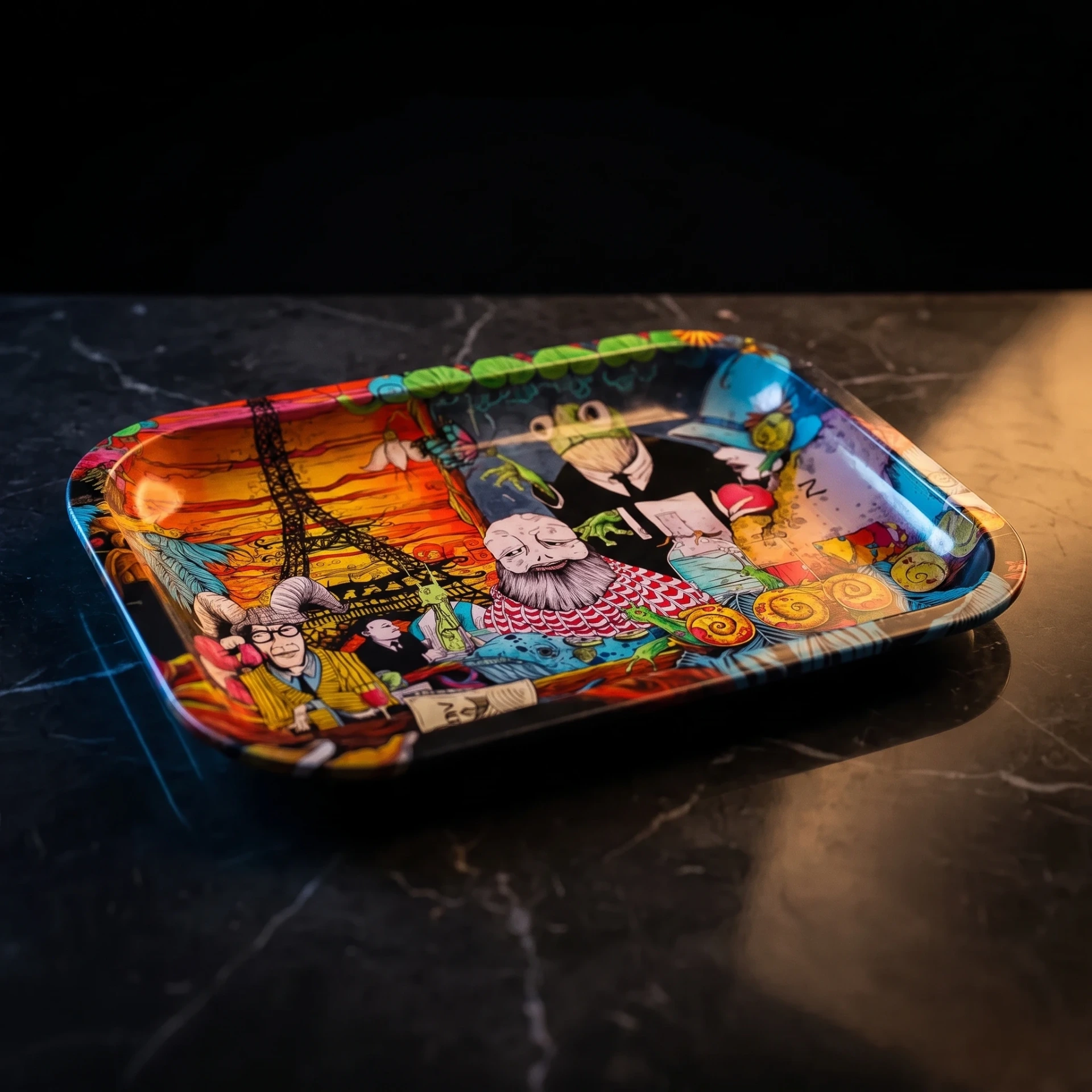 OCB Café Culture Mini Rolling Tray