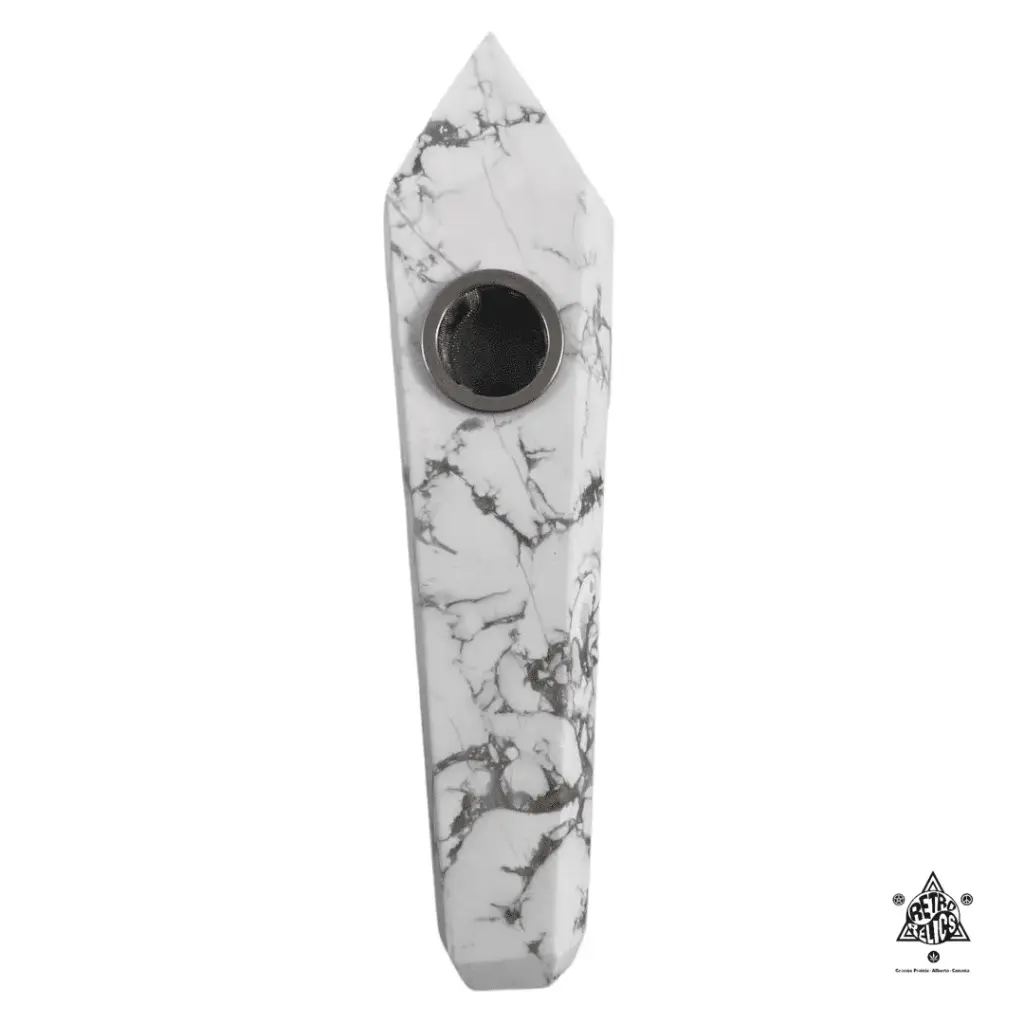 Crystal Pipe-Howlite