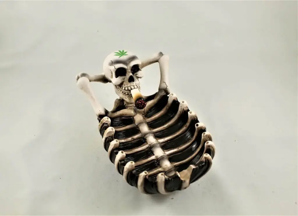 Ash Tray- Skeleton With Joint
