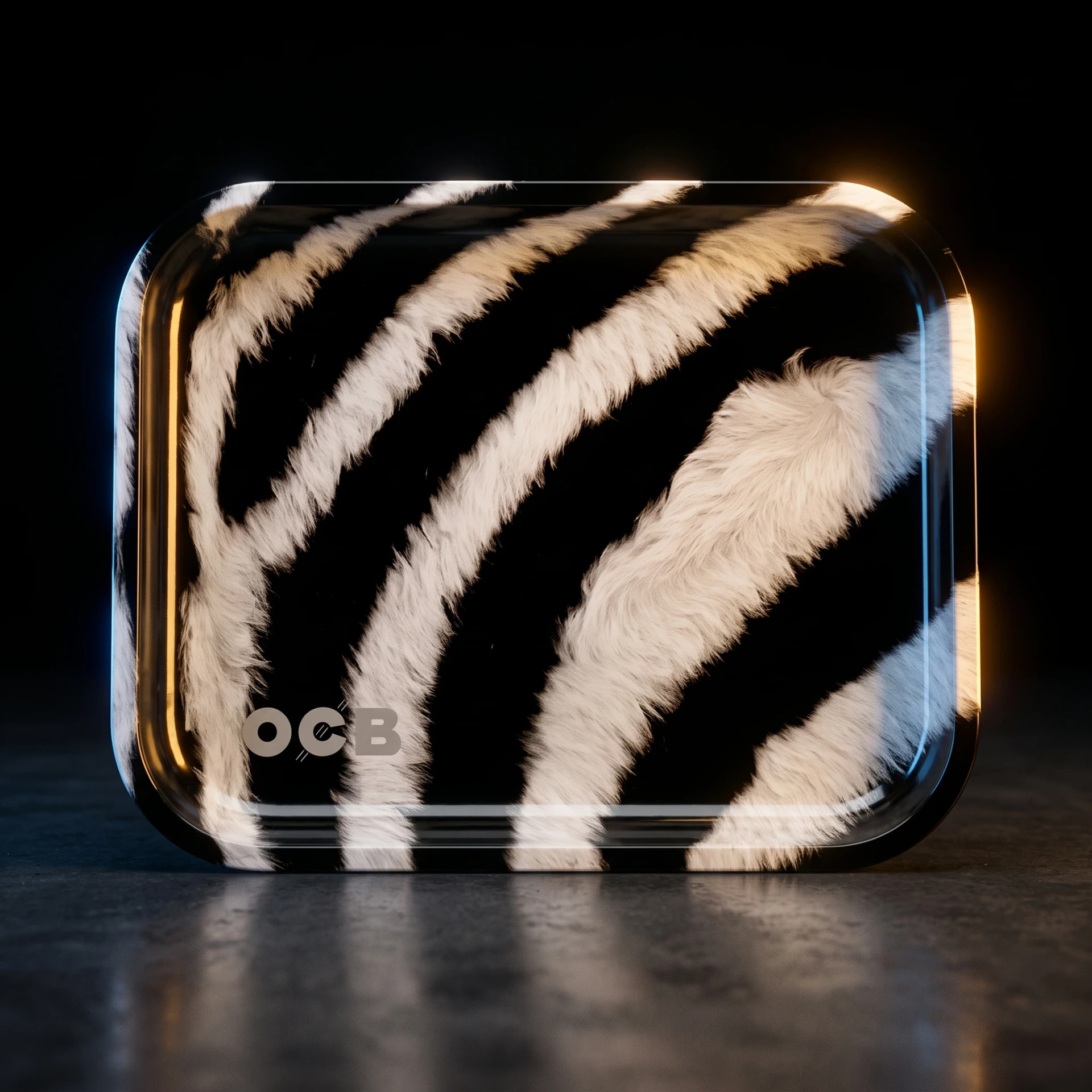 OCB Zebra Large Rolling Tray