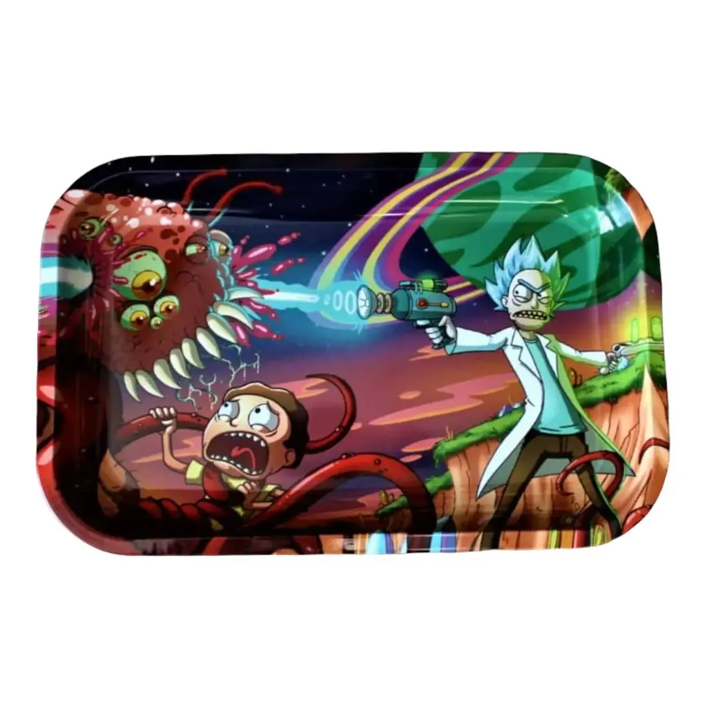Rick & Morty Blaster  Medium Rolling Tray