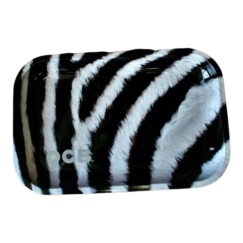 OCB Zebra Medium Rolling Tray