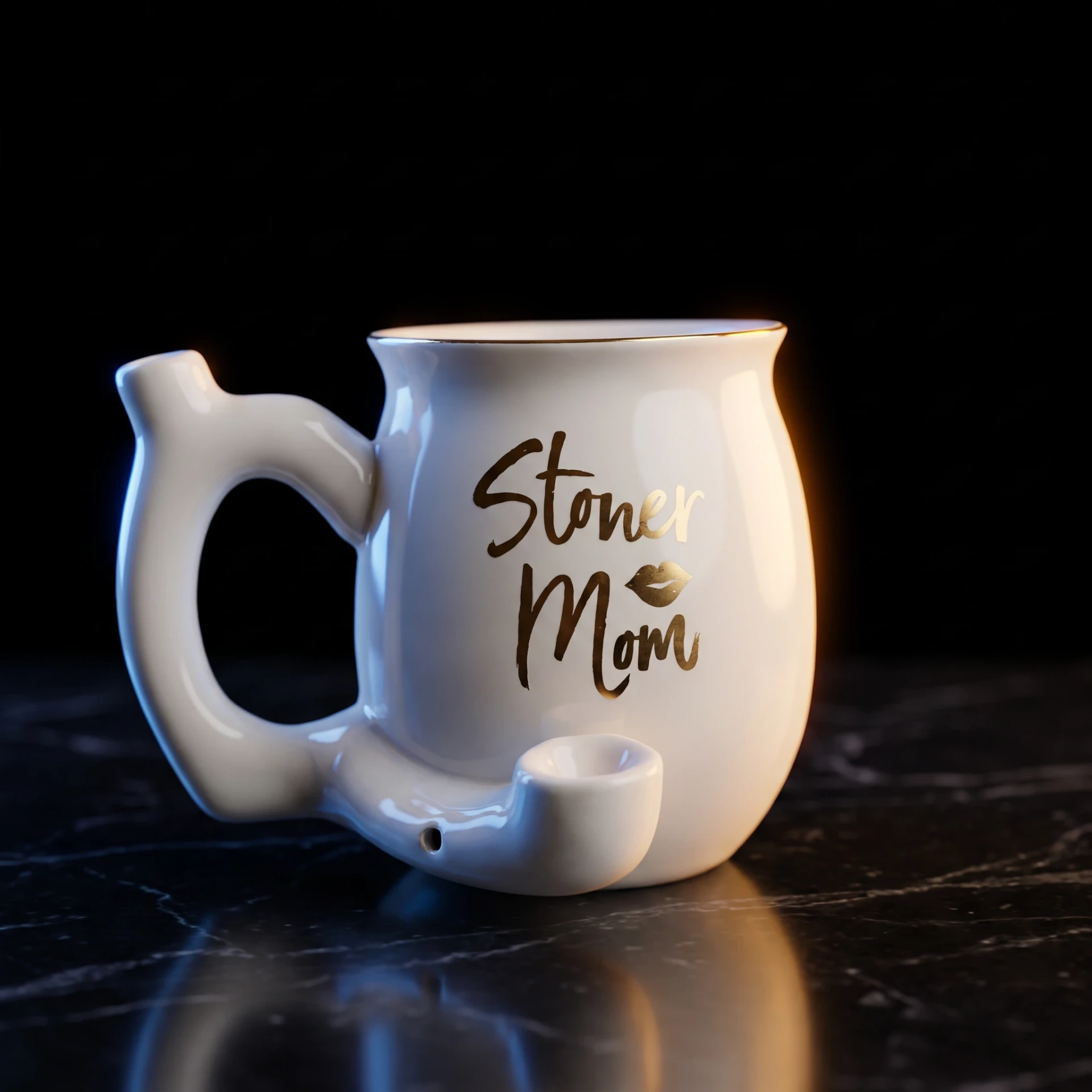 Stoner Mom Ceramic Pipe Mug
