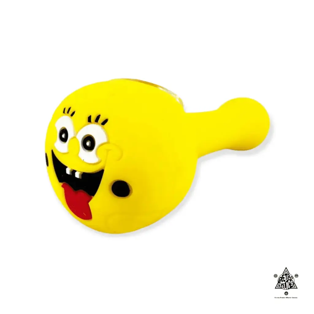 Silicone Sponge Bob Pipe
