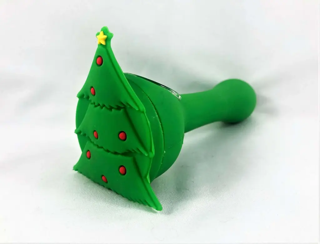 Silicone Christmas Tree Pipe