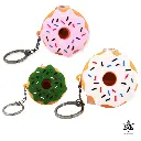 Silicone Keychain Donut Pipe