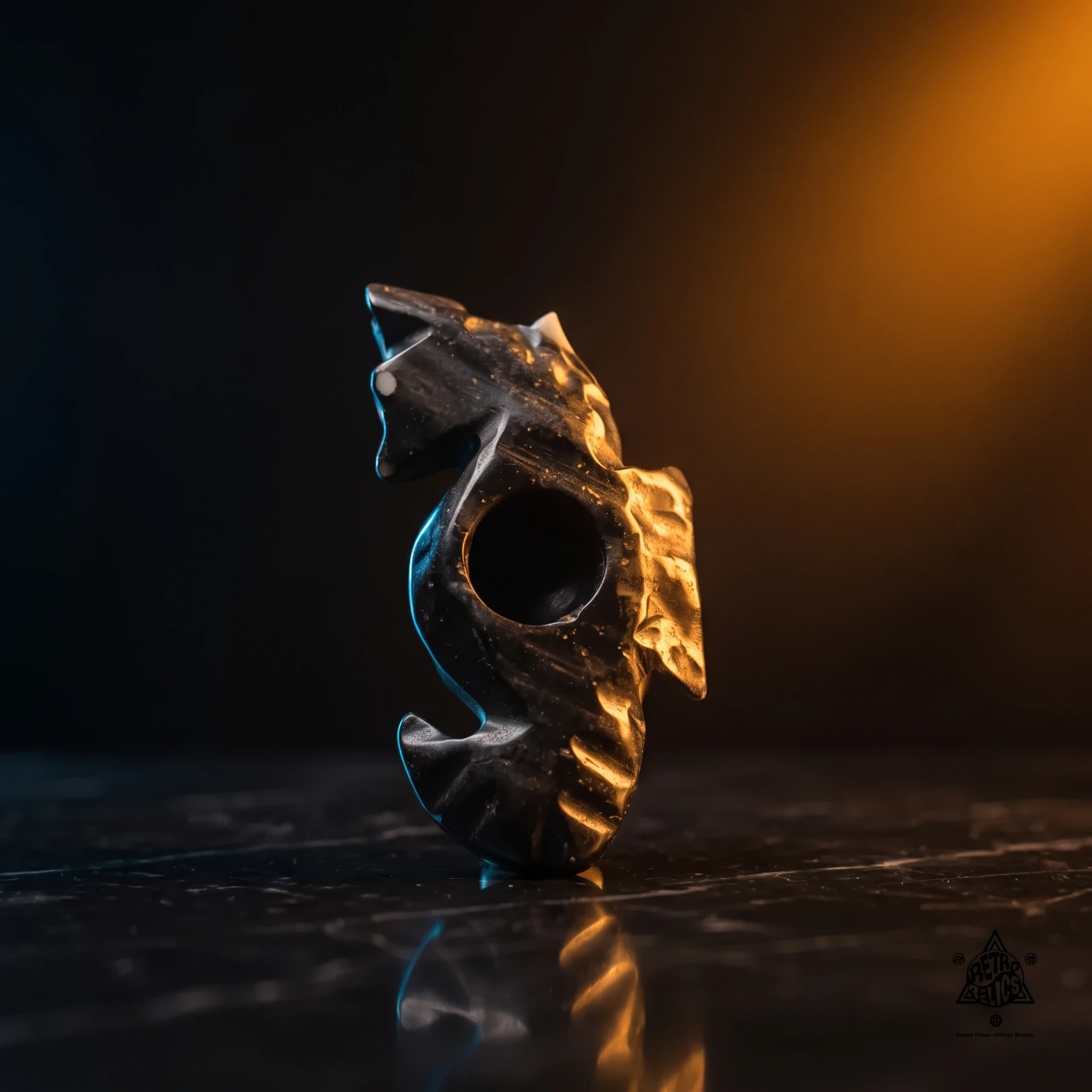 Onyx Sea Horse Pipe