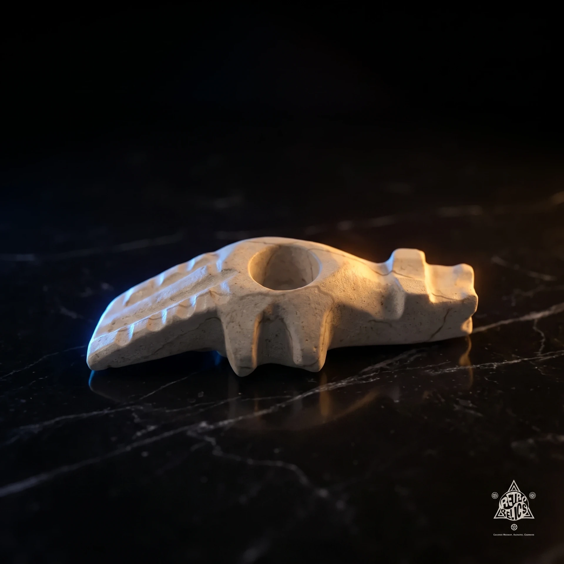 Onyx Alligator Pipe